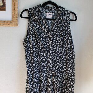 SO mini floral dress - hello 90s - XL